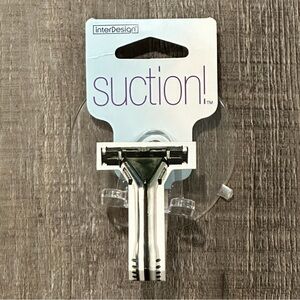 💞 New Clear Suction Razor Hook for Shower or Bathroom Mirror